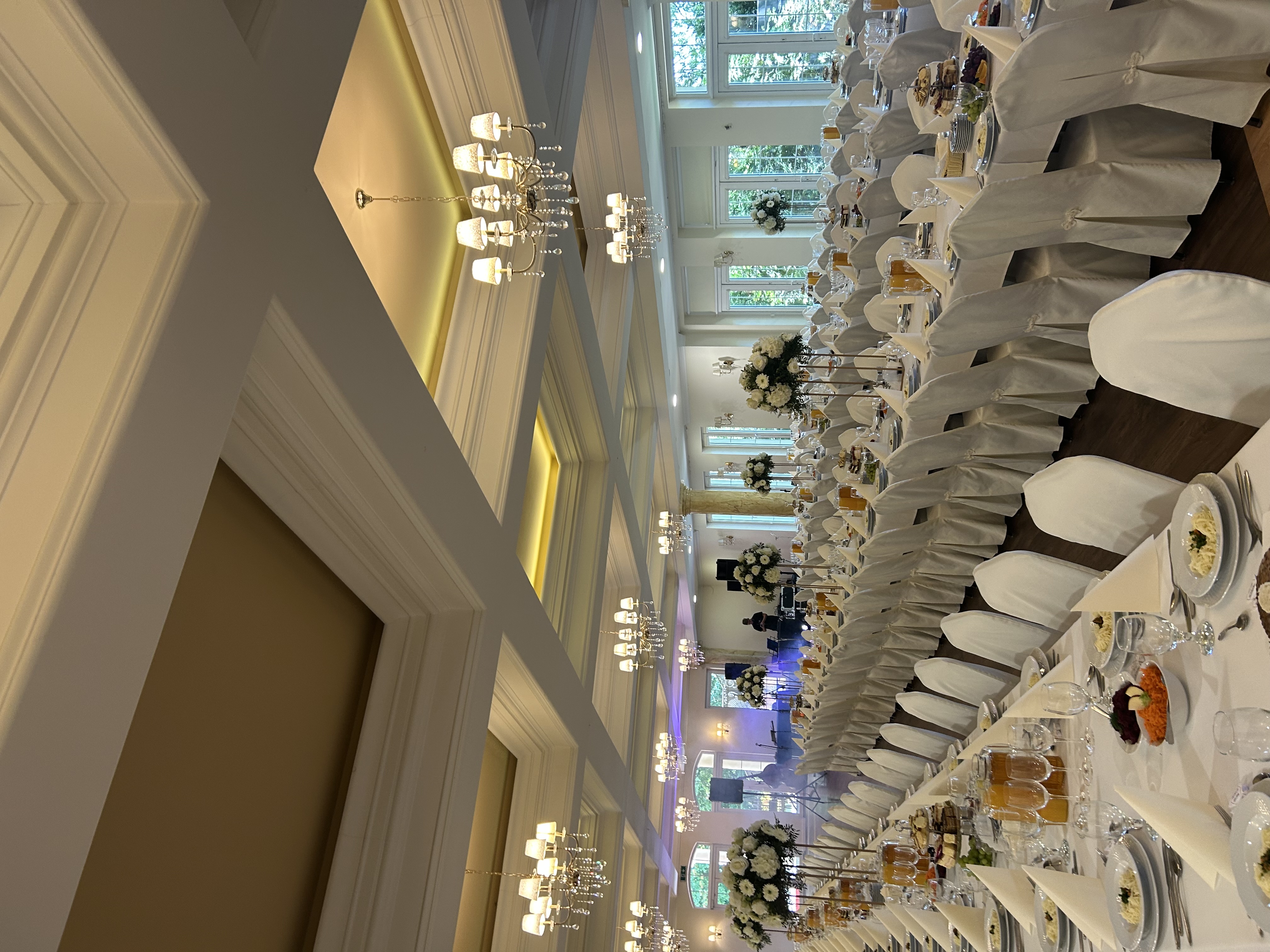 Aranżacja bankietowa w Sali Złotej