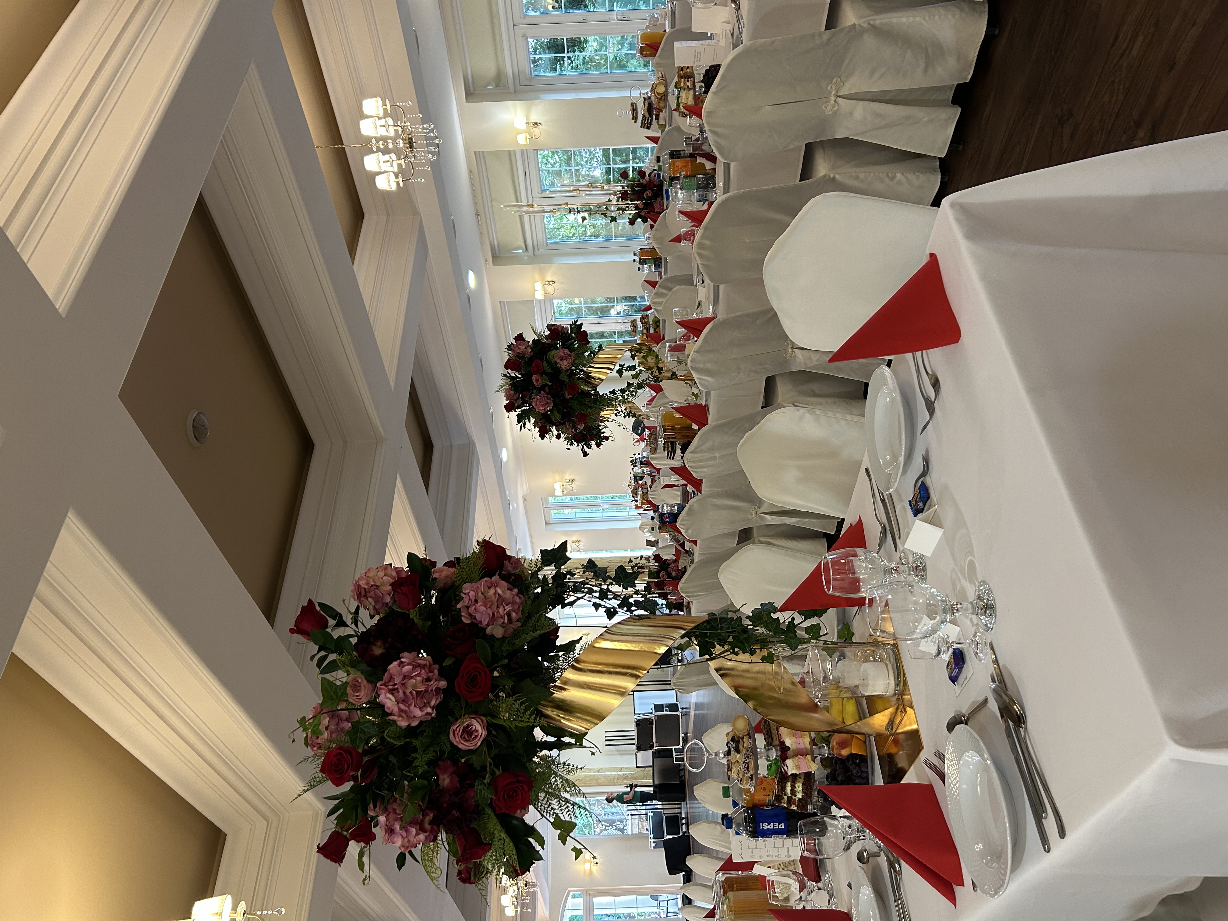 Sala Złota gotowa na przyjęcie